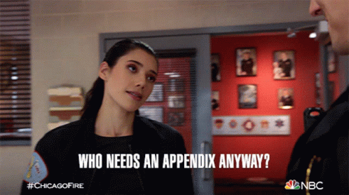 Who Needs An Appendix Anyway Violet Mikami GIF - Who Needs An Appendix Anyway Violet Mikami Chicago Fire GIFs