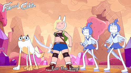For The King Fionna GIF - For The King Fionna Cake GIFs