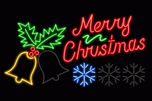 Merry Christmas Bells GIF - Merry Christmas Bells Snowflakes GIFs