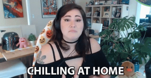 Chilling At Home Enabuns GIF