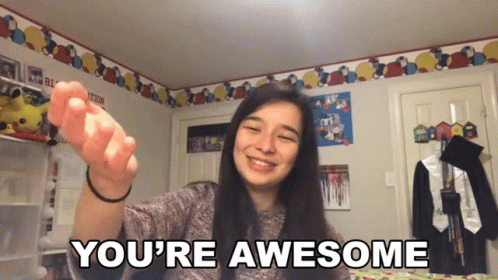 Youre Awesome Hannah Fawcett GIF - Youre Awesome Hannah Fawcett Laughing Pikachu GIFs