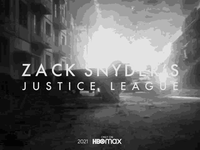 an ad for zack snyder 's justice league