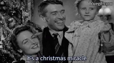 Christmas Miracle Its A Wonderful Life GIF - Christmas Miracle Its A Wonderful Life George Bailey GIFs