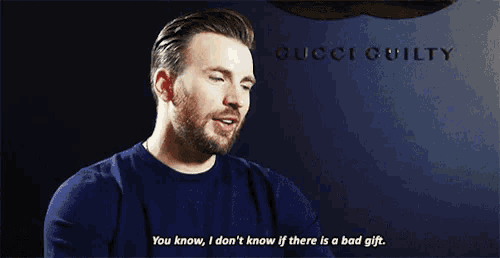 a man with a beard says you know i don t know if there is a bad gift