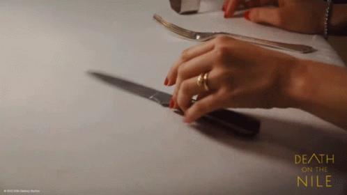 Spin The Knife Death On The Nile GIF - Spin The Knife Death On The Nile Knives GIFs