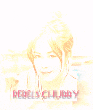 a painting of a woman with the words rebels chubby written below her