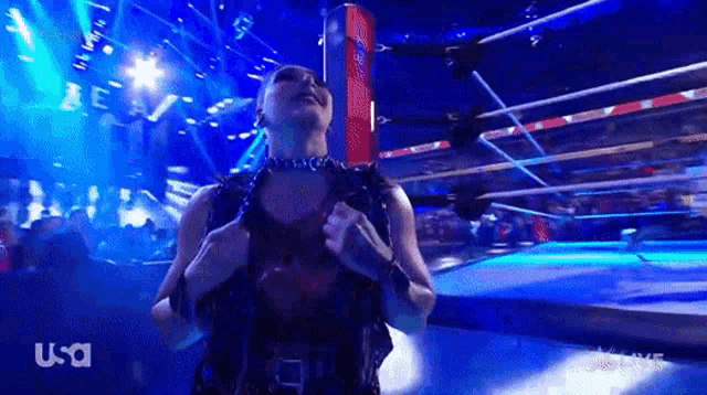 Rhea Ripley Entrance GIF