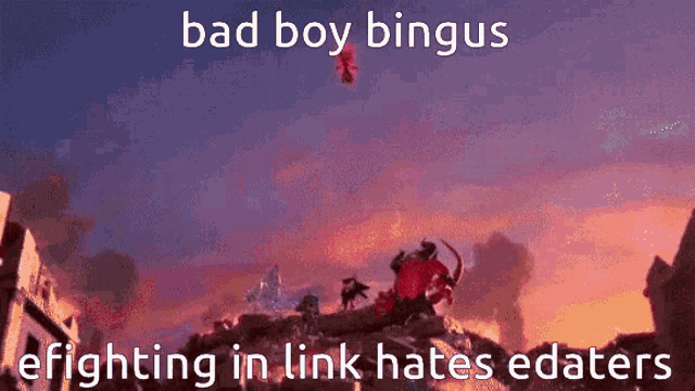 Link Hates Edaters Bad Boy Bingus GIF - Link Hates Edaters Bad Boy Bingus Bingus GIFs