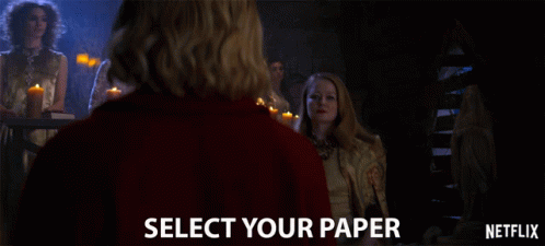 Select Your Paper Bossy GIF - Select Your Paper Bossy Choose GIFs