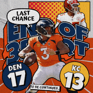 a cartoon illustration of a football player with the number 3 on his jersey