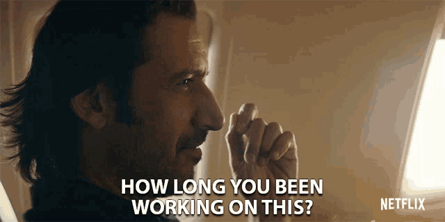 a netflix advertisement shows a man talking on a phone