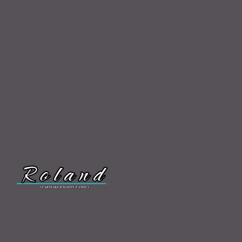 a poster that says strong roland welcome on the bottom