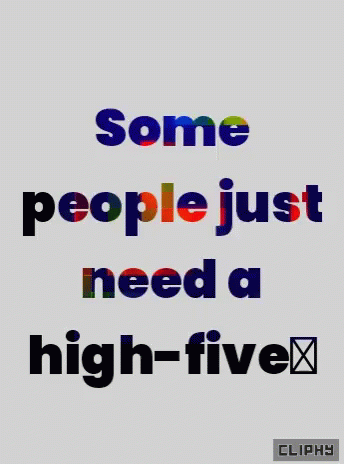 Cliphy High Five GIF - Cliphy High Five Inspirational GIFs