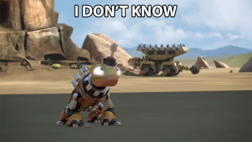 I Dont Know Click Clack GIF - I Dont Know Click Clack Dinotrux GIFs