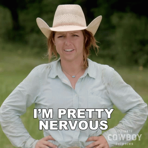 Im Pretty Nervous J Storme Jannise GIF - Im Pretty Nervous J Storme Jannise Ultimate Cowboy Showdown GIFs