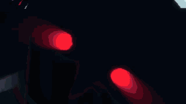 a cartoon drawing of a person with a red light coming out of their eyes