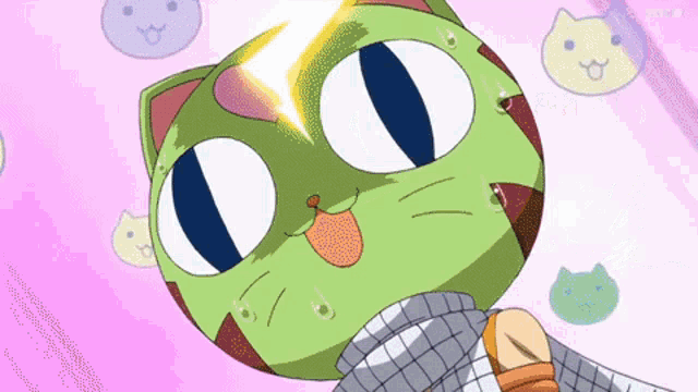 Fairy Tail Natsu GIF - Fairy Tail Natsu Cat GIFs
