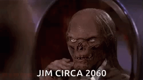 Crypt Keeper Mirror GIF - Crypt Keeper Mirror Tales From The Crypy GIFs