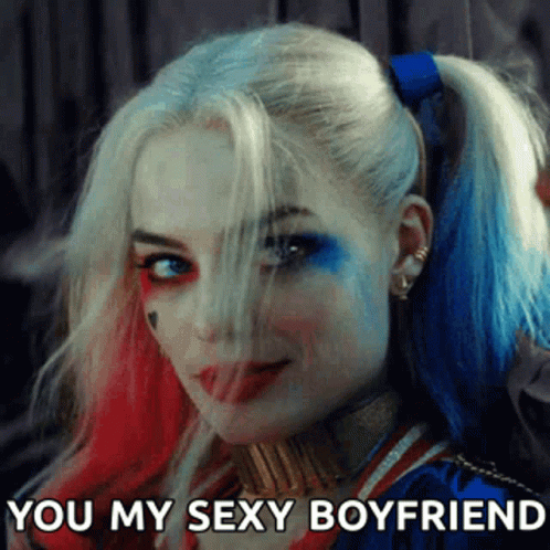 You My Sexy Boyfriend Wink GIF - You My Sexy Boyfriend Wink Harley Quinn GIFs