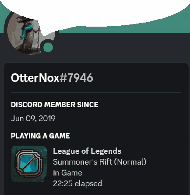 a screenshot of otternox # 7946 's discord profile
