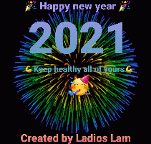 Happy New Year2021 Fireworks GIF - Happy New Year2021 New Year 2021 GIFs