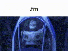 buzz lightyear from toy story is sitting inside of a blue tent in the dark .
