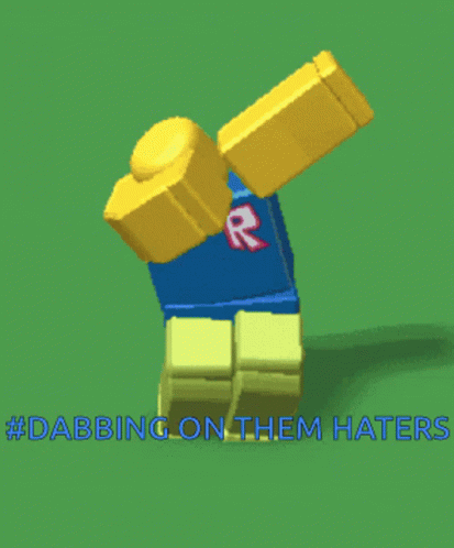 Dabbing On Them Haters Dab GIF - Dabbing On Them Haters Dab Roblox GIFs
