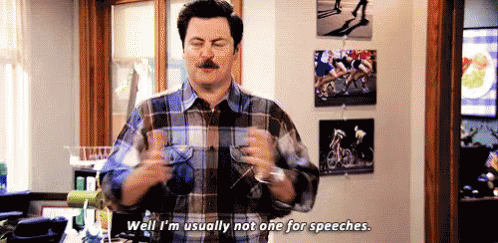 Flawlessly Executed GIF - Ronswanson Parksandrecreation Goodbye GIFs