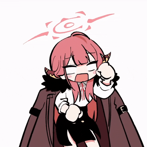 a cartoon drawing of a girl with red hair
