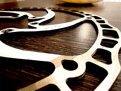 a close up of a disc brake rotor that says ap-tool on it