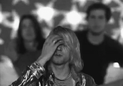 Kurt Cobain Nirvana GIF - Kurt Cobain Nirvana Hair Stroke GIFs