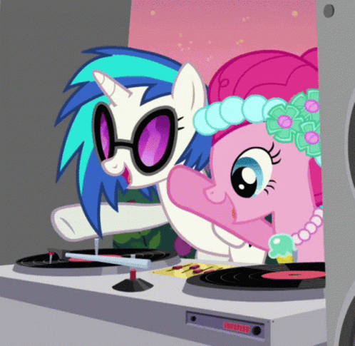 Pinkie Pie Vinyl Scratch GIF - Pinkie Pie Vinyl Scratch Mlp GIFs