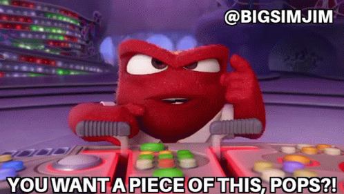 You Want A Peace Of Me Inside Out GIF - You Want A Peace Of Me Inside Out Pick A Fight GIFs