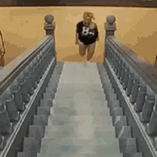Girl Running GIF - Girl Running Stairs GIFs