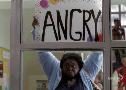 So Many Angry Moments On Glee GIF - Angry Mad Glee GIFs