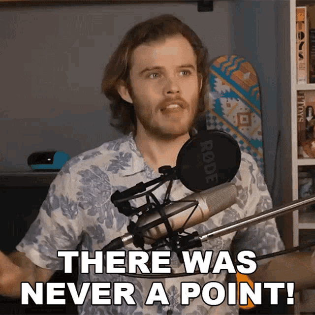 There Was Never A Point Billiam GIF - There Was Never A Point Billiam Its Pointless GIFs