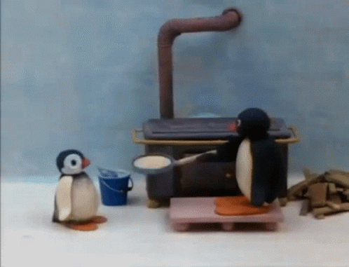 Pingu Pinga GIF - Pingu Pinga Flipping Pancake GIFs