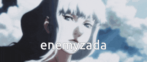 a cartoon of a woman with the words enemyzada written below her