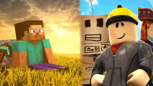 Minecraft And Roblox GIF - Minecraft And Roblox GIFs