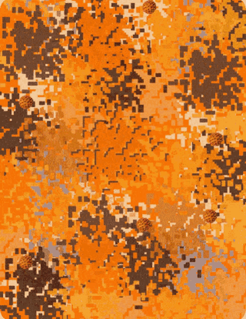 a camouflage pattern with a few circles in the middle