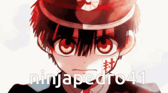 a close up of a person with the name ninjapedro41 on the bottom right
