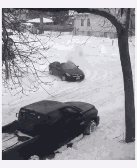 Car Snow GIF - Car Snow Snowy GIFs