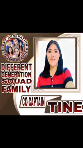a picture of a woman with different generation squad family in the background