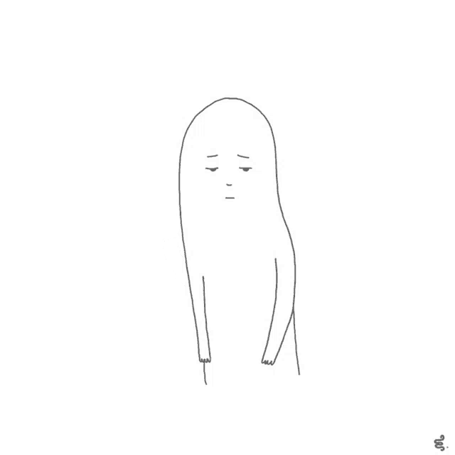 a black and white drawing of a person 's arm