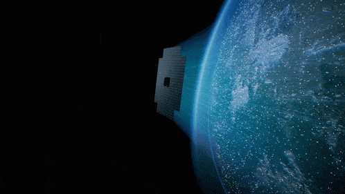 an artist 's impression of a satellite in space