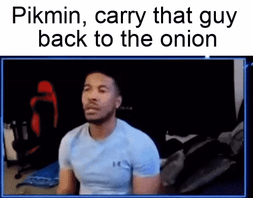 Pikmin Onion GIF - Pikmin Onion Carry That Guy GIFs