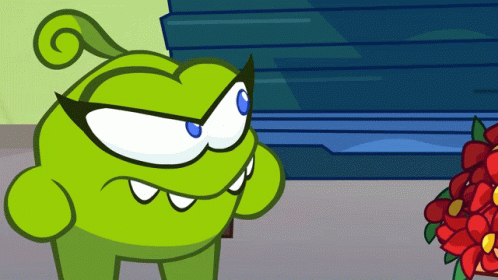 Flowers For You Om Nelle GIF - Flowers For You Om Nelle Om Nom And Cut The Rope GIFs