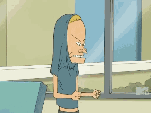 Beavis Cornholio GIF