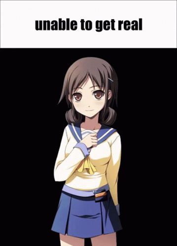 Corpse Party Get Real GIF - Corpse Party Get Real Unable To Get Real GIFs