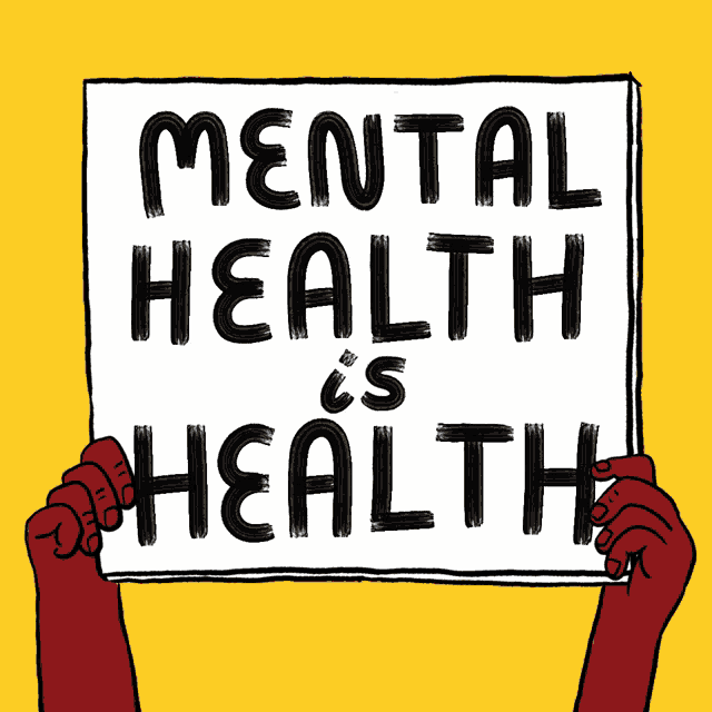 Mental Health Is Health Mental Health Action Day GIF